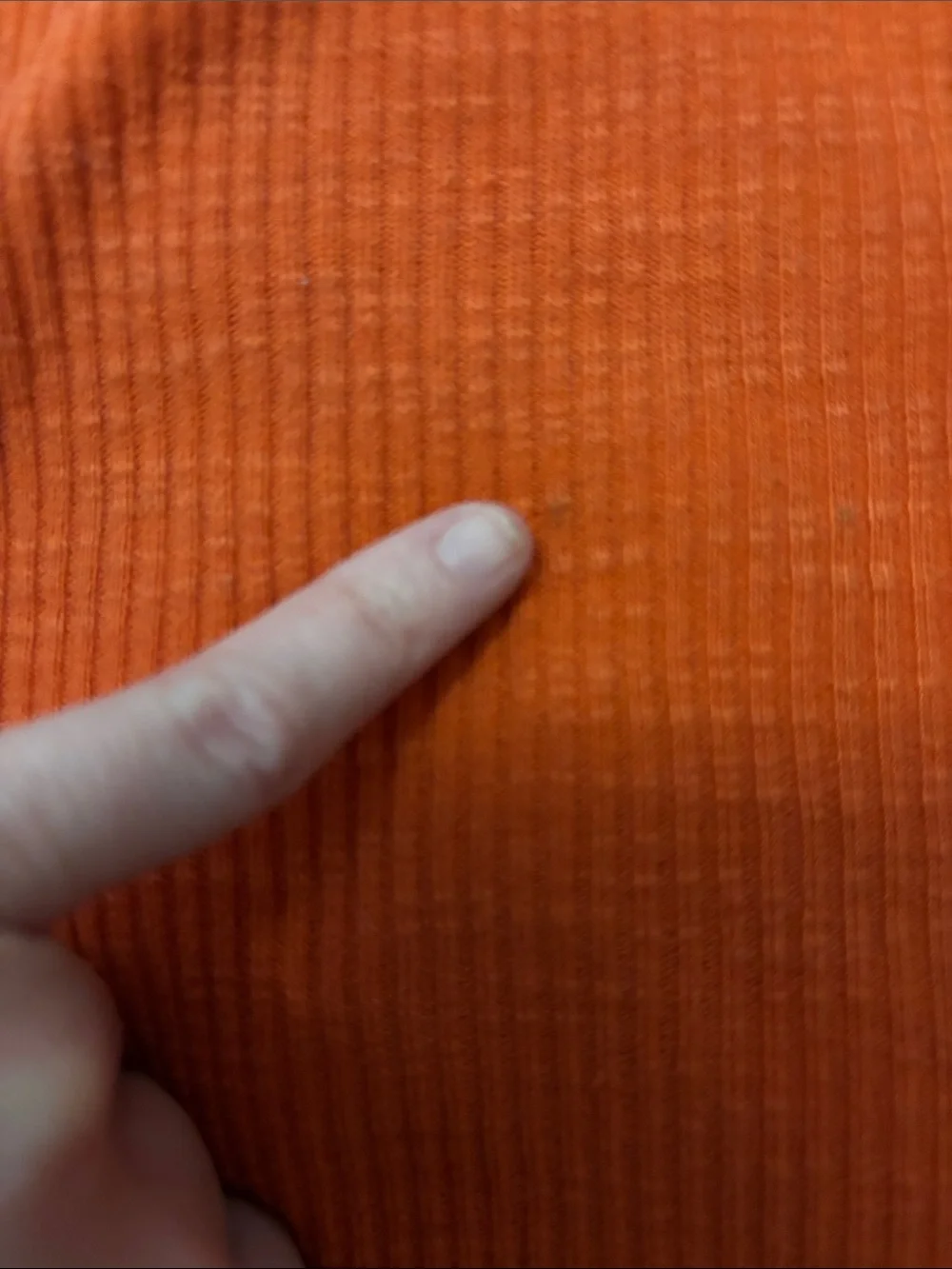 POL Ribbed Tank Top in Orange - Picture 4 of 4